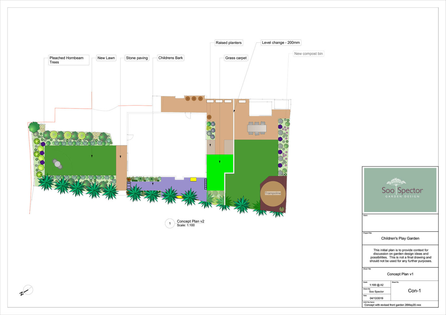 childrens activity garden plan